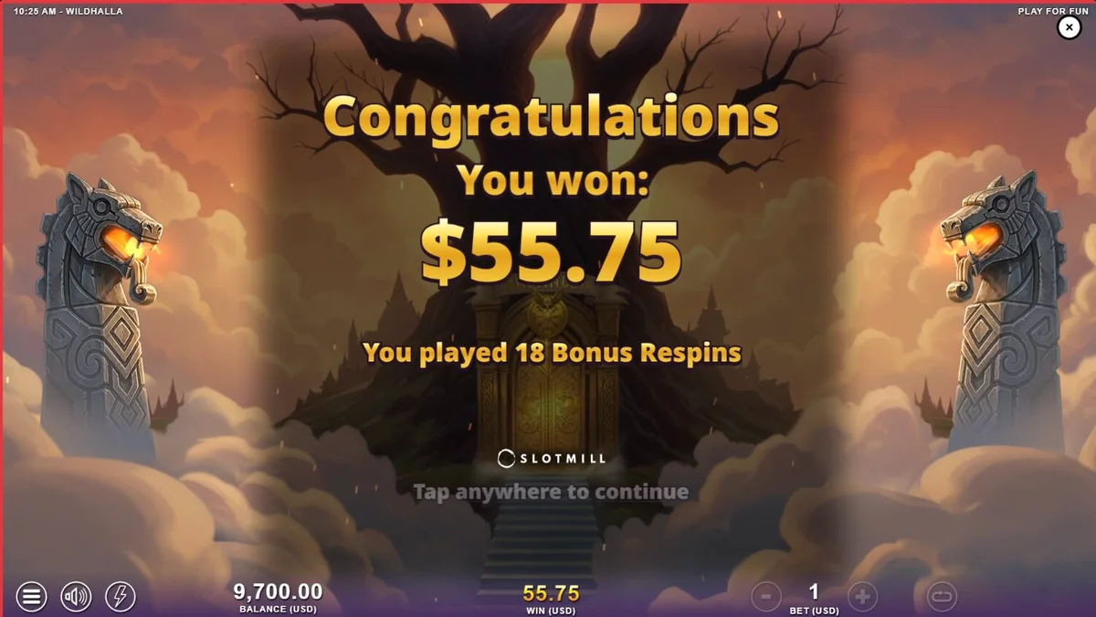 Cena de batalha épica no slot Wildhalla com temática viking